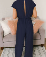 Sadie Navy Jumpsuit