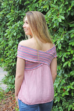 Kissed with Sweetness Top- Blush